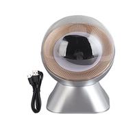 Yctze Avvoltore Automatico a Orologio Singolo con USB per Orologi Meccanici - Elegante Custodia per lo Stoccaggio e la Scatola di Visualizzazione per Casa e Ufficio (SILVER)