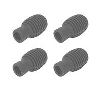 Yctze Bacchette in Silicone Portatili da 4 Pezzi per Principianti - Suggerimenti per Esercitarsi in Silenzio per Suonare la Batteria Ovunque (GRAY)