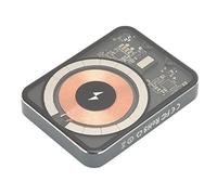 Yctze Banca di Alimentazione Magnetica Portatile con Shell Trasparente e Sensore di Temperatura per Telefoni Cellulari e Dispositivi (E44A 5000 mAh)