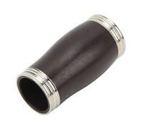 Yctze Barilotto per Clarinetto in Ebano con Anello in Metallo - Accessori Neri e Argento per un Suono Migliore e una Tenuta all'aria, Include un Tubo per l'intonazione