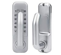 Yctze Blocco Combinato Impermeabile - Blocco della Porta Codificata per Porte di Ufficio, Casa e Esterni - Facile da Installare, Sicurezza Senza Chiave con Password di 1-11 Cifre