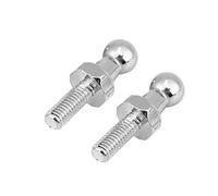 Yctze Bola Perno M6 - Bulloni A Testa Sferica M5 - Perno Prigioniero A Sfera in Acciaio Inossidabile Auto M6 per Puntoni A Gas Cofano A Sfera