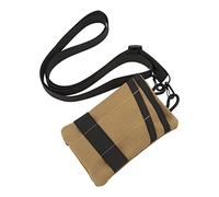 Yctze Borsa Portatile per di Tessuto Oxford Card Chiave Borsa con più Tasche e Keyring per il Viaggio e l'uso Quotidiano (Cachi)