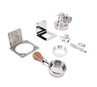 Yctze Caffettiera Pneumatica Portatile con Manometro | Design Compatto in Acciaio Inossidabile per Esterni