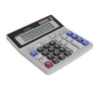 Yctze Calcolatore a Energia Solare con Grande Schermata LCD - Calcolatore di Ufficio di Base a 12 Cifre per Calcoli Fiscali Accurati