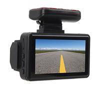 Yctze CAM a Doppia Lente con HD 1080p, Display IPS da 3,0 Pollici e modalità di Parcheggio 24 Ore su 24, Monitoraggio Anteriore e Interno per Automobili