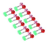 Yctze Campanelli d'allarme Premium per Canna da Pesca con Clamp/Holder Resistente per la Pesca Notturna - Indicazione del in Acciaio Inossidabile