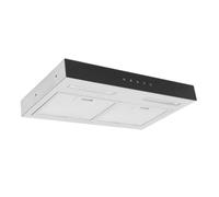 Yctze Cappa Cucina per, Doppia Ventola di Scarico in Acciaio Inossidabile sotto Il Mobile, Controllo Touch, 3 Ingranaggi Regolabili, Cappa Cucina con Luce a LED per,