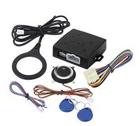 Yctze Car Alarm Engine Push Stop Start Button Lock Starter Ignition Keyless Entry Black per accensione auto start stop kit di avviamento a pulsante pulsante di avviamento senza chiave kit di avviament