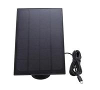 Yctze Caricabatterie Solare da 8W per Videocitofono (BLACK) | IP66 impermeabile, ricarica comoda, alimentazione stabile, adatto per telecamere esterne