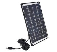 Yctze Caricatore del Pannello Solare DC5521 6W 12V - Pannello Solare Polysilicon per Carico Fai -da te di Lampade, Luci di Emergenza e Dispositivi Esterni