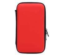 Yctze Carrying Case for New 2DS XL Hard Shell Travel Pouch with Zip (rosso)