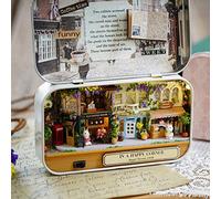 Yctze Casa delle Bambole in Miniatura Fai da Te - Tema dei bei Vecchi Tempi - e Decorazioni per la Casa (Buon angolo di strada)