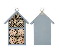 Yctze Casa di Insetti in Legno - Hotel di Insetti Sospeso Eco -Compatibile per Farfalle e Api Decorazioni per Il Rifugio da Giardino per Giardinaggio Eco Consapevole