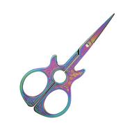 Yctze Cesoie da Cucito Antiche a Forma di Chitarra Alla Moda - Forbici da Ricamo in Acciaio Inossidabile Artigianato, Lavoro Vintage, Design Multicolore (multicolore)