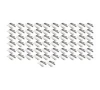 Yctze Clamp/Holder a Scatto di Metallo Ispessato da 100 Pezzi per Donne E Ragazze - LE, Barrette Sicure E Fai -da -te in E & Black