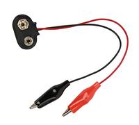 Yctze Connettore a Scatto della Batteria 9 V Al Cavo Connettore a Scatto della Batteria 20 Pezzi Al Cavo Sonda a Filo a Doppia Clamp/Holder 9 V 15 Cm di Lunghezza Industriale e Scientifico/Test,