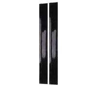Yctze COPERCHI DI GAPSI DELLA STESA SILICONE 2 Pezzi - Striscia Anti -olio a Forma DI a Forma DI T per Piano Cottura e Controsoffitti Easy Clean & Installation Black (21 pollici)