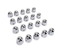 Yctze Copridadi Ad Alette in Plastica ABS da 33 Mm Copridadi a Pressione Flangiati per Semirimorchi Ad Alette da 33 Mm Dado Flangiato Sicuro da per Camion, Rimorchi e Veicoli Capocorda a Vite con