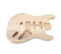 Yctze Corpo della Chitarra Non Finito Realizzato in Legno di Pioppo Chitarre ST - Personalizzazione del Corpo della Chitarra di Ricambio Compatibile con il Percorso da Parte di Liutai Esperti