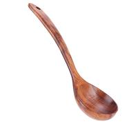 Yctze Cucchiaio di Legno da - Cucchiaio di Legno da Antiscottatura da Zuppa con Pentola Calda con Manico Domestica - Utensili e Gadget da