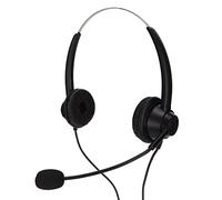 Yctze Cuffie Telefoniche Binaurali con Riduzione del Rumore con Microfono e Design Confortevole per Call Center