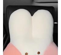 Yctze Cuscinetto per Phello Panoramica per Auto Coniglietto - Cuscino di Supporto il Collo del Cartone Animato Morbido e Lussuoso la Pelle il Comfort in Viaggio (Cuscino per la testa)