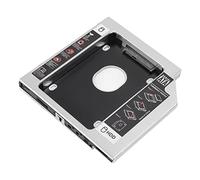 Yctze Custodia da a per 2° HDD SSD Custodia per Disco Rigido Caddy Vassoio per Custodia a 2 Protezione per CD da 12,7 Mm Dvd Rom Slot per unità Ottica Vassoio per Custodia Rigida