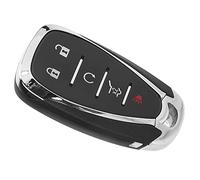 Yctze Custodia Premium per Chiave Auto con Telecomando con 5 Pulsanti di Ricambio Cruze, Malibu, Modelli 2/3/4/5 - Materiale ABS, Design Elegante, Migliorata Contro l'usura