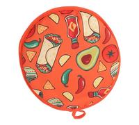 Yctze Custodia Termica per Tortilla 11. Adatta Al Microonde, Supporto per Tortillas di Mais e Farina, Contiene 15 Tortillas, Facile da Trasportare e Portatile per la Casa, le Feste, i