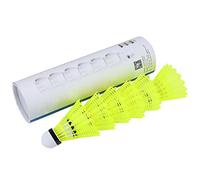 Yctze da Badminton in Nylon, Set da 6 Pezzi, per Allenamento | Leggero, resistente, per uso interno ed esterno, stabilità di volo, adatto per allenamenti, partite di club