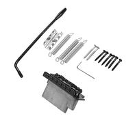 Yctze di Stringa a 6 Corde Tremolo Bridge Metal per Chitarra ST - Kit di Installazione Completo Incluso (BLACK)