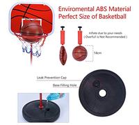 Yctze di Supporto da Basket per Bambini in Altezza - Canestro con Tabellone e Kit Rete, per Interni e Uso, Promuove lo Sviluppo delle abilità e la Forma Fisica, Facile da Montare, Ideale per i