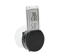 Yctze Digital Reptile Terrarium e Igrometro con IP5, Monitoraggio in Tempo Reale e Aspirazione per un Facile Posizionamento (BLACK)