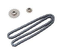 Yctze Durevole Pignone in Acciaio T8F 20T 11T e Kit di Trasmissione a 116 Maglie Go-Kart, Motociclette, Veicoli e ATV: Trasferimento di Potenza, Installazione Semplice, Configurazione Completa