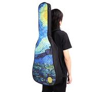 Yctze Elegante Borsa per la Chitarra per Chitarra con Zaino Portatile con Design e Design a Doppia Posa per i Musicisti (36 pollici) (40 41 pollici)