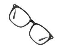 Yctze Eleganti Occhiali da Gioco per Computer con Montatura Nera Smerigliata, Occhiali da Lavoro d'Ufficio, con Montatura in Plastica Leggera con Protezione Prolungata Sullo Schermo, Ideali per