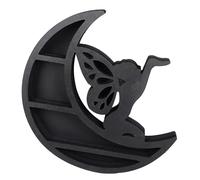 Yctze Espositore per Scaffali in Legno Moon Fairy con Design Multistrato e Portagioielli con Intaglio Meccanico per Decorazioni per la Casa e l'ufficio