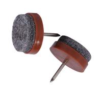 Yctze Felt Pad Protectors Brown White 20pcs Heavy Duty Nails for