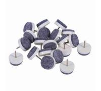 Yctze Felt Pad Protectors Brown White 20pcs Heavy Duty Nails for