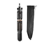 Yctze Fotografia Regolabile Tripode Versatile Tripode Light Stand con Colonna Centrale Estendibile da 19,3 Pollici a 220 Cm Tripode in Lega di Alluminio Portatile per lo Streaming LED