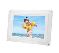 Yctze Frame di Foto Digitale da 10,1 Pollici Frame di Foto Digitale Frame di Foto Elettronica con Colore a LED Modifica del Sensore Gravity Sensore da 8 GB Batteria da 3000 MAh per