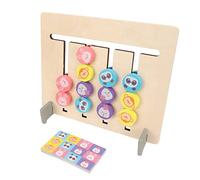 Yctze Gioco di Logica con Blocchi di Legno per Bambini - Giocattolo per l'educazione Precoce Al Colore e Al Riconoscimento degli Animali per lo Sviluppo dell'intelligenza