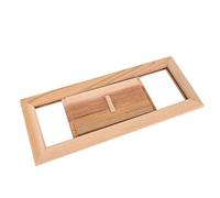 Yctze Griglia di Ventilazione per Sauna, Bocchetta Aria, 1 Pezzo, per | Legno di cedro resistente, traferro regolabile, resistente alla polvere, adatto per bagni turchi