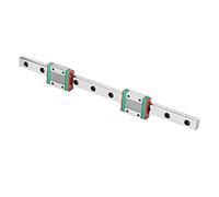 Yctze Guida lineare 250 mm, larghezza 12 mm, precisione per | Design leggero di contatto a 4 punti, acciaio per cuscinetti, ideale per automazioni