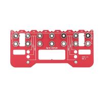 Yctze Hardware per Armadietto Jig Mensola Pin Jig Drill Template Strumento Lavorazione del Legno Mobili Guardaroba Maniglia per Porta Foratura Posizionatore Accessori Rossa