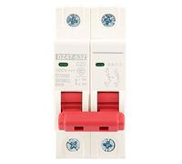 Yctze Interruttore Automatico DC 2P 20A con Involucro Ignifugo | Protezione da sovraccarico, protezione da cortocircuito, elevata capacità di interruzione, risposta rapida, lunga durata