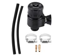 Yctze Kit Adattatore Valvola di Scarico Turbo Universale da 25 mm/1 Pollice a Forma di Corno per Auto - Valvola Popoff Benzina