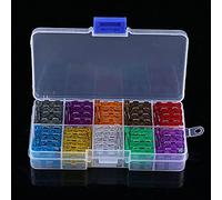 Yctze Kit Assortimento Medio da 100 Pezzi per SUV - da 2 A A 25 A in Stora 100 Pezzi Medio, Assortimento per Auto, Kit SUV, Auto, Portatile, Ricambio per Veicoli, Zinco Tutto