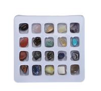 Yctze Kit da 20 Pezzi per la Raccolta di Rocce e Minerali per Bambini - Kit di Scienze Educative per l'esplorazione e l'apprendimento (Tipo 1)